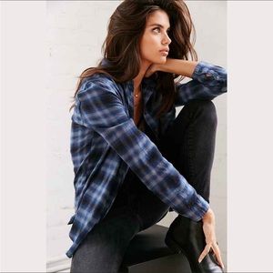 BDG Olly Plaid Flannel Shirt